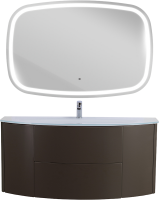 Мебель для ванной комнаты Cezares Eden 120 grigio talpa opaco, раковина 82368