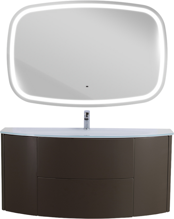 Мебель для ванной комнаты Cezares Eden 120 grigio talpa opaco, раковина 82368