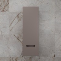 Шкаф пенал для ванной Style Line Матис 36 Plus подвесной, тауп темный