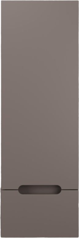 Шкаф пенал для ванной Style Line Матис 36 Plus подвесной, тауп темный