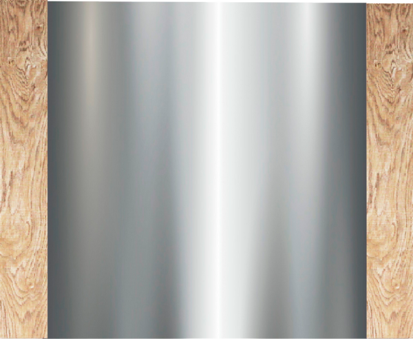 Зеркало Bellezza Лоренцо 100 дуб светлый