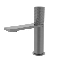 Смеситель для раковины Vincea Альто VBF-6AL1GM вороненая сталь