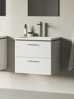 Тумба под раковину без столешницы Ravak Balance II SD 50 глянцевая белая, ручки глянцевый хром