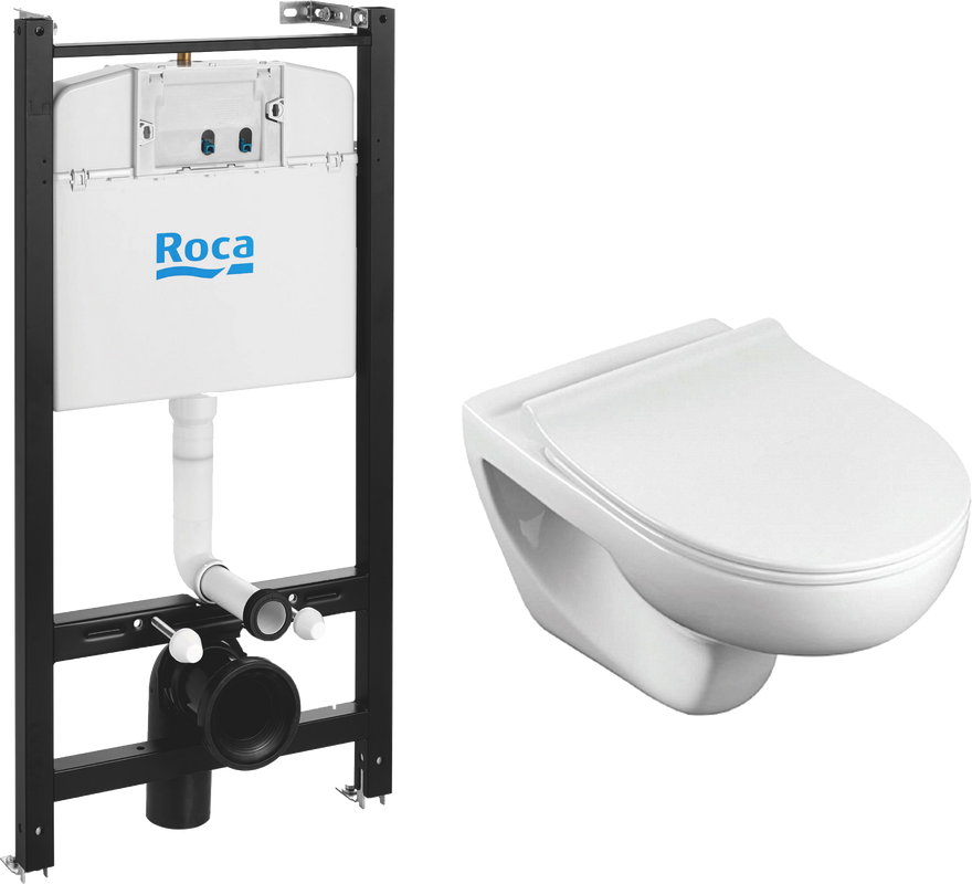Комплект Roca Victoria 893105010 с микролифтом