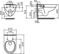 Комплект Roca Victoria 893105010 с микролифтом