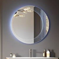 Зеркало круглое Cezares 45053 80x80 с LED-подсветкой