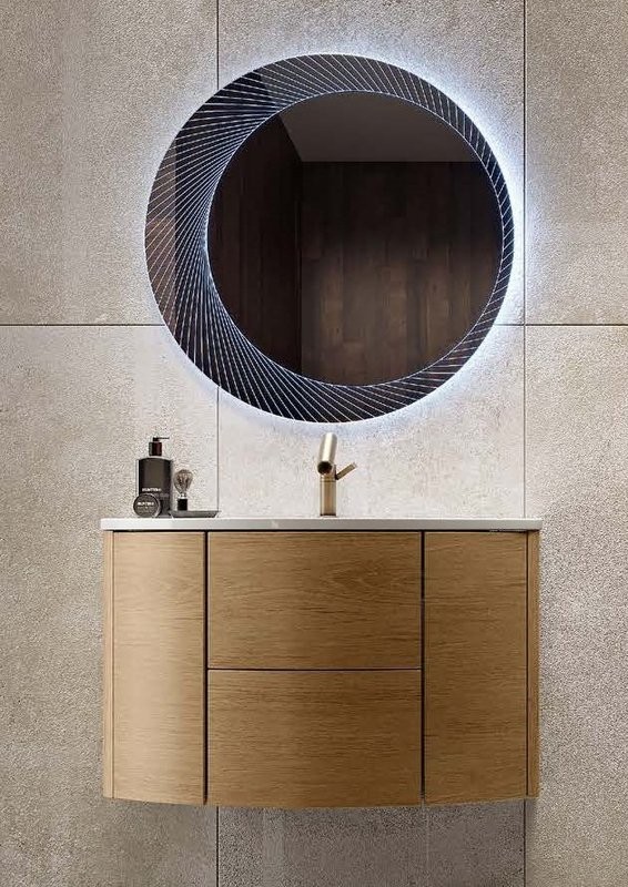 Зеркало круглое Cezares 45053 80x80 с LED-подсветкой