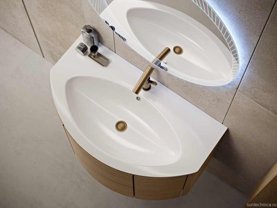 Зеркало круглое Cezares 45053 80x80 с LED-подсветкой