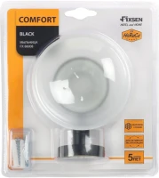 Мыльница Fixsen Comfort Black FX-86008 черная Мыльница Fixsen Comfort Black FX-86008 черная