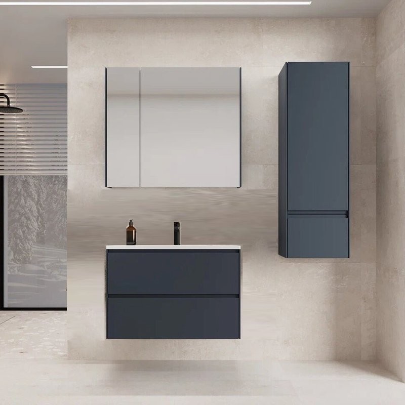 Мебель для ванной комнаты Style Line Лима Plus 70 подвесная, эмаль, графит