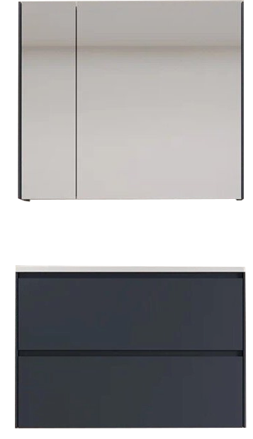 Мебель для ванной комнаты Style Line Лима Plus 70 подвесная, эмаль, графит