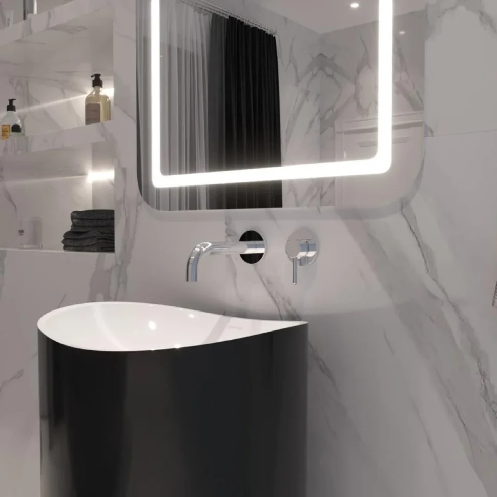 Смеситель для раковины WHITECROSS Y Y1216CR С ВНУТРЕННЕЙ ЧАСТЬЮ, хром