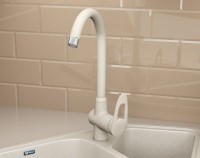 Смеситель для кухни Ulgran U-006 U-006-331 белый