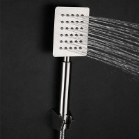 Смеситель с длинным изливом для ванны Fashun A52202 сатин