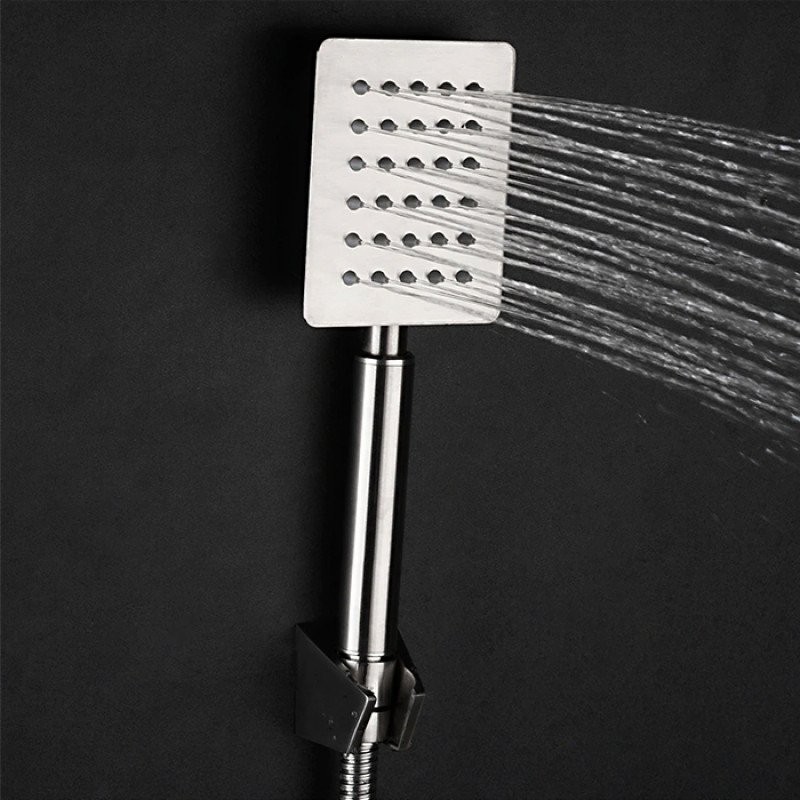 Смеситель с длинным изливом для ванны Fashun A52202 сатин