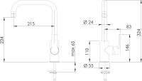 Смеситель для кухни Remer Energy EY72U