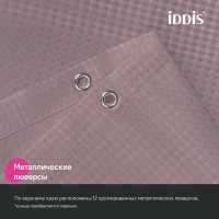 Штора для ванной IDDIS Decor DW04P18i11 180х200, розовая