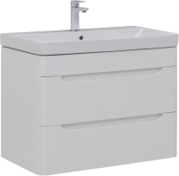 Тумба с раковиной Aquanet София 80 2 ящика