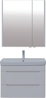 Тумба с раковиной Aquanet София 80 2 ящика