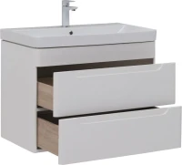 Тумба с раковиной Aquanet София 80 2 ящика