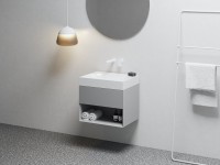 Тумба с раковиной Ravak Lite SD 60 дымчато-серая