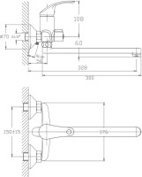 Универсальный смеситель Haiba HB36 HB2236