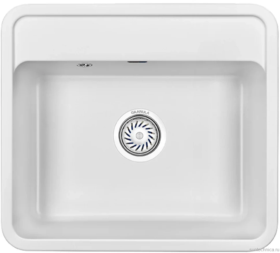Мойка кухонная Granula Standart 5601, белый