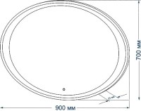 Мебель для ванной комнаты Art&Max Platino 90, подвесная, белый матовый