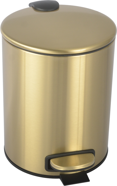 Мусорное ведро Boheme 10426-MG матовое золото