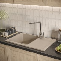 Мойка кухонная Domaci Болонья М-161-004 песочная Мойка кухонная Domaci Болонья М-161-004 песочная