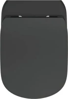 Комплект  Унитаз подвесной Ideal Standard IdealMood T4665V3 безободковый, с микролифтом, матовый черный + Система инсталляции для унитазов TECE Now 94