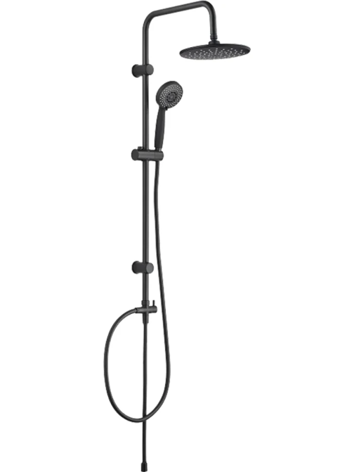 Душевая стойка Aquanet Passion AF300-70-R-B чёрная матовая
