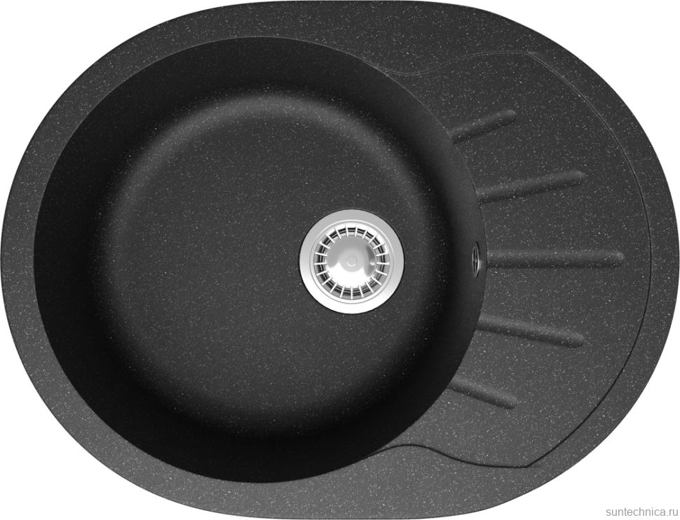 Мойка кухонная Domaci Болонья М-10-007 антрацит