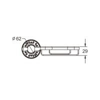 Мыльница Rose RG10Q RG1004Q бронза