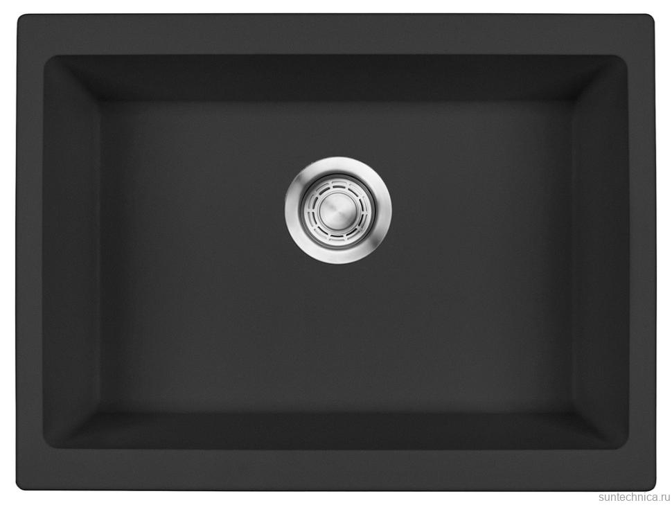 Мойка кухонная Emar Quartz EMQ-1555.P морион