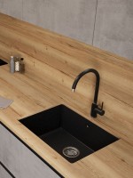 Мойка кухонная Emar Quartz EMQ-1555.P морион Мойка кухонная Emar Quartz EMQ-1555.P морион