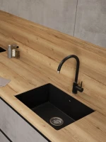 Мойка кухонная Emar Quartz EMQ-1555.P морион Мойка кухонная Emar Quartz EMQ-1555.P морион