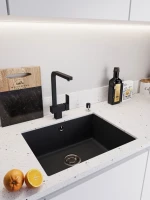 Мойка кухонная Emar Quartz EMQ-1555.P морион Мойка кухонная Emar Quartz EMQ-1555.P морион