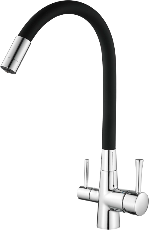 Смеситель для кухни Savol S-L1806-01 с гибким изливом