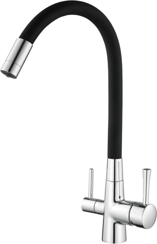 Смеситель для кухни Savol S-L1806-01 с гибким изливом