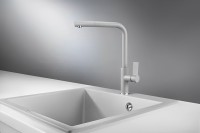 Смеситель для кухни Granula 2502, алюминиум