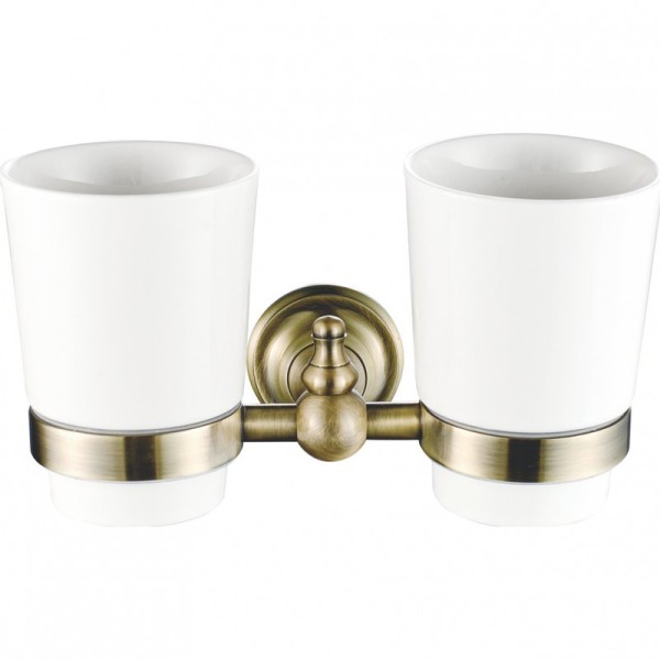 Стакан Rose RG11Q RG1122Q двойной, бронза