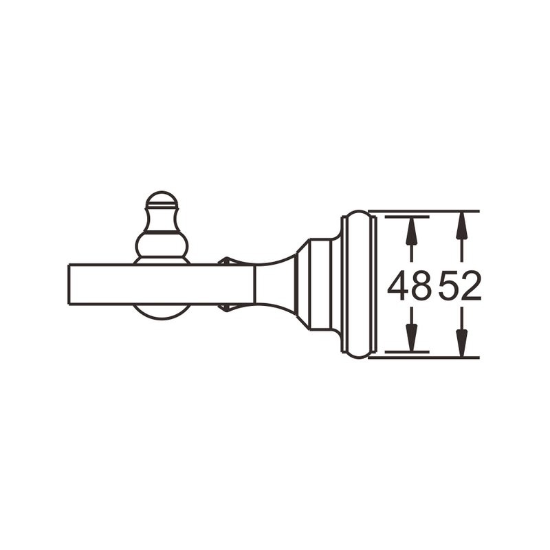 Стакан Rose RG11Q RG1122Q двойной, бронза