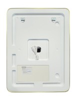 Зеркало Comforty Ситара 60 сенсорное, с подсветкой, золото