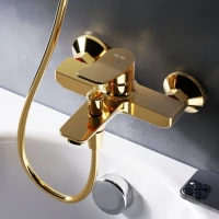 Смеситель для ванны с душем AM.PM X-Joy F85A10099 золото