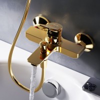 Смеситель для ванны с душем AM.PM X-Joy F85A10099 золото