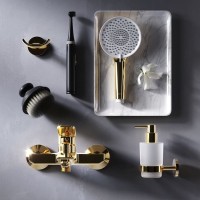 Смеситель для ванны с душем AM.PM X-Joy F85A10099 золото