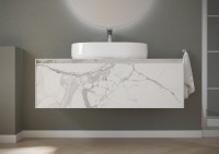Тумба с раковиной Sancos Stone 120 Statuario white
