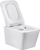 Комплект Унитаз подвесной Vincea Q-Line VT1-12 белый + Инсталляция Geberit Duofix Delta 458.149.21.1 с кнопкой смыва, хром + Звукоизоляция
