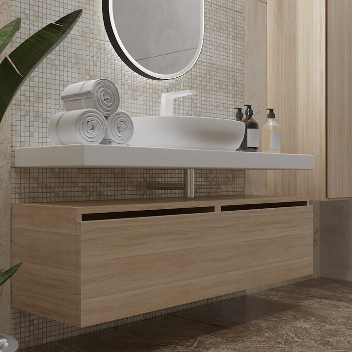 Тумба Armadi Art Flat Valessi Uno-S 140 light oak